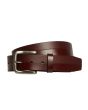 Cinturón de cuero Volcom Bistone marrón para Hombre enrollado