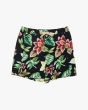 Bañador Boardshort Deus Ex Machina Step Off Mesh 17" Negro floral para hombre