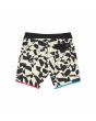 Boardshort Volcom Lido Print Scallop Mod 19'' Negro y Blanco para hombre posterior