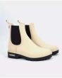 Botines de agua Verbenas Gaudi Mate color crudo y negro para mujer