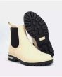 Botines de agua Verbenas Gaudi Mate color crudo y negro para mujer suela