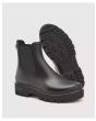 Botines de lluvia Verbenas Mae Mate Negros para mujer suela