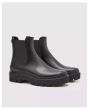 Botines de lluvia Verbenas Mae Mate Negros para mujer