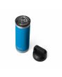 Botella térmica aislante Yeti Rambler Bottle 18oz - 532ml Azul Big Wave Blue abierta