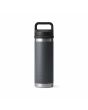 Botella térmica aislante Yeti Rambler Bottle 18oz - 532ml Gris Charcoal posterior