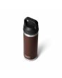 Botella térmica aislante Yeti Rambler Bottle 18oz - 532ml Marrón Wetlands Brown cerrada