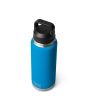 Botella Termo Yeti Rambler 36oz - 1065ml Azul Big Wave Blue cerrada