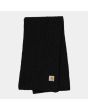 Bufanda de lana Carhartt WIP Anglin Scarf negra