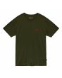 Camiseta orgánica con bolsillo Florence Marine X Burgee Organic Pocket verde oliva para hombre