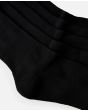 Pack 5 Pares Calcetines deportivos Rip Curl Brand Negros para hombre talón