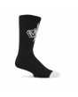 Calcetín negro Volcom V Entertainment Temple Teal para hombre 