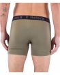 Hombre con Calzoncillos Hurley Supersoft Boxer Verdes posterior