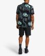 Hombre con camisa de manga corta Deus Ex Machina Primitive Negra posterior