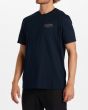 Hombre con Camiseta orgánica de manga corta Billabong A/Div Arch Azul Marino lateral