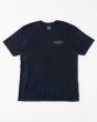 Camiseta orgánica de manga corta Billabong A/Div Arch Azul Marino para hombre