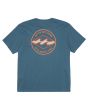 Camiseta Billabong Rotor Diamond Boy Índigo Vintage para niño 8 a 16 años