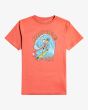 Camiseta de manga corta Billabong Keep It Clean rosa para chico 8 a 16 años 
