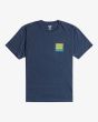 Camiseta de manga corta Billabong Stamp color Denim para hombre