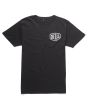 Camiseta de manga corta Deus Ex Machina Berlin Address Negra para hombre frontal