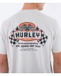 Hombre con Camiseta de manga corta Hurley Everyday Built Bone gráfico espalda