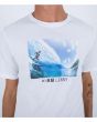 Hombre con Camiseta de manga corta Hurley Everyday Kai Lenny Blanca imagen