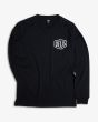 Camiseta de manga larga Deus Ex Machina Venice Address Negra para hombre