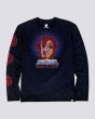 Camiseta de manga larga Element Masters of the Universe He-Man negra para hombre