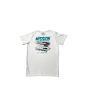 Camiseta de manga corta Mission Youth Basic Logo La Lanzada Blanca para niños de 8-16 años posterior