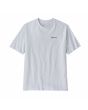 Camiseta de manga corta 100% reciclada Patagonia M's Flying Fish Responsibili-Tee Blanca para hombre frontal
