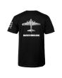 Camiseta de manga corta Powell Peralta Bones Brigade Bomber Negra para hombre posterior