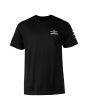 Camiseta de manga corta Powell Peralta Bones Brigade Bomber Negra para hombre frontal