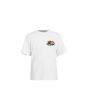 Camiseta de manga corta Powell Peralta Youth Oval Dragon Blanca para niño gráfico pecho