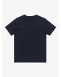Camiseta de manga corta Quiksilver Comp Logo Azul Marino Oscuro para niño 8-16 años posterior