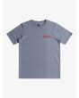 Camiseta de manga corta Quiksilver Omni Wave Youth gris piedra para niño 8-16 años