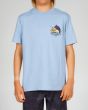 Niño con camiseta de manga corta Salty Crew Gone Sailin Boys Azul frontal