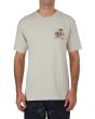 Hombre con camiseta de manga corta Siesta Premium Blanco Hueso frontal
