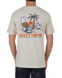 Hombre con camiseta de manga corta Siesta Premium Blanco Hueso