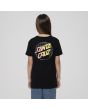 Niña con Camiseta de manga corta Santa Cruz Youth Grid Delta Dot Negra posterior