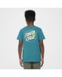 Niño con Camiseta de manga corta Santa Cruz Grid Delta Dot Kids Verdigris posterior