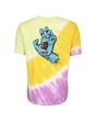 Camiseta de manga corta Santa Cruz Screaming Hand Chest Popsicle para mujer posterior
