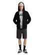 Hombre con camiseta de manga corta Vans Classic Blanca con logo Negro corte clásico