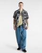 Hombre con camiseta de manga corta Vans Style 76 Beige ajuste clásico