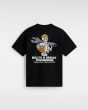 Camiseta de manga corta Vans Wrenched Negra para hombre posterior