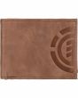 Cartera de triple hoja Element Daily Elite Marrón para hombre