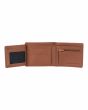 Cartera de cuero sintético con triple hoja Element Daily Wallet Marrón para hombre ventana DNI