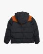 Chaqueta acolchada con capucha Deus Ex Machina Summit Puffa Negra para hombre posterior