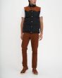 Hombre con Chaleco acolchado Deus Ex Machina Scout Puffa Vest Negro 