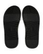 Chanclas DC Shoes Slider Bolsa negras camuflaje para hombre posterior