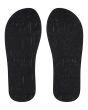 Chanclas Quiksilver Molokai Abyss naranjas y negras para hombre suela