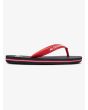 Chanclas Quiksilver para chico Molokai rojas lateral